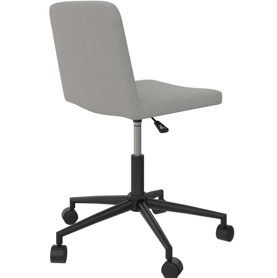 Kunstleder Bürostuhl in Grau - Ecero