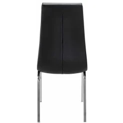 Kunstleder Esstischstühle in Schwarz - Stufanias (2er Set)