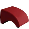 Kunstleder Hocker in Rot - Systrem