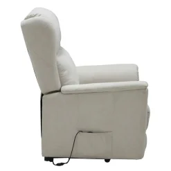 Kunstleder Ohrensessel mit Aufstehhilfe - Anvidia