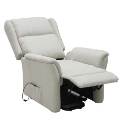 Kunstleder Ohrensessel mit Aufstehhilfe - Anvidia