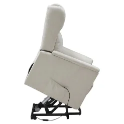 Kunstleder Ohrensessel mit Aufstehhilfe - Anvidia