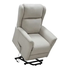 Kunstleder Ohrensessel mit Aufstehhilfe - Anvidia