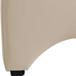 Kunstleder Polstersessel in Cremefarben - Durango