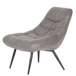 Kunstleder Sessel ohne Armlehnen mit Quadratsteppung - Gabryel