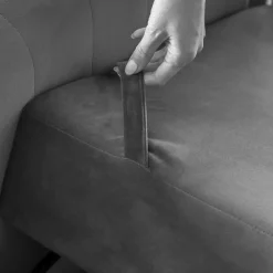 Kunstleder-Schlafsofa in Weiß - Filax