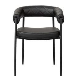 Kunstlederstühle in Schwarz - Austral (2er Set)