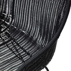 Kunstrattan Stühle in Schwarz - Delhia (2er Set)