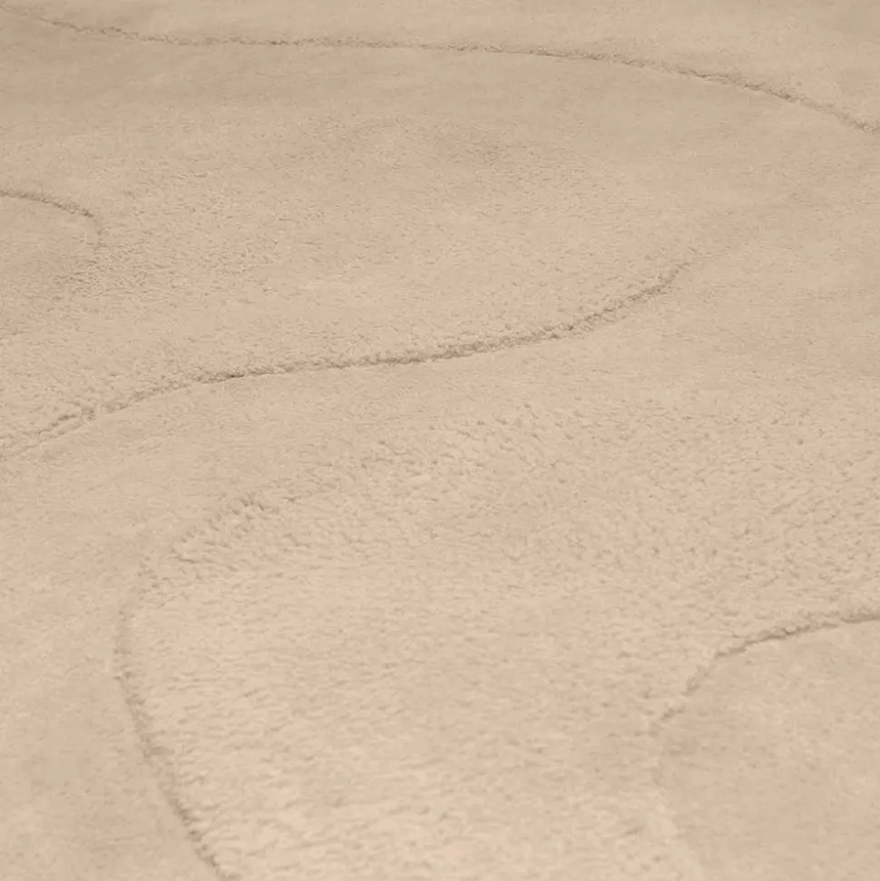 Kurzflor Teppich mit Hoch Tief Struktur - Menorva