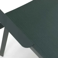 Lackierter Armlehnstuhl in Grün - Nevers (4er Set)