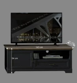 Landhaus Anbauwand zweifarbig - Thumbs (dreiteilig)