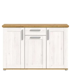Landhaus Anrichte in Holzoptik Lärche Weiß - Tocella
