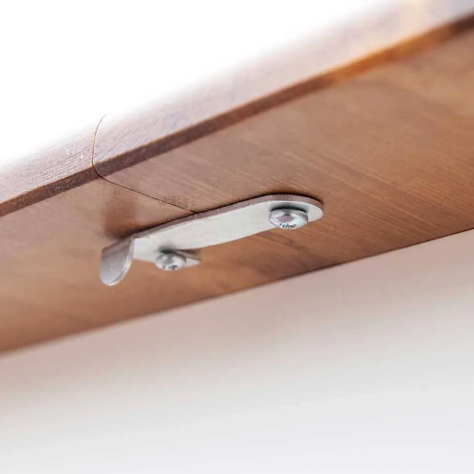 Landhaus Ausziehtisch in Weiß und Eiche - Bordona