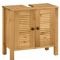 Landhaus Badmöbel aus Massivholz - Zavieca (vierteilig)