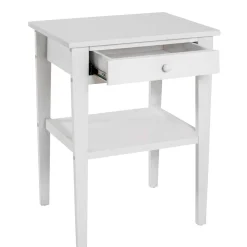 Landhaus Beistelltisch mit Schublade & Ablage - Spiritov