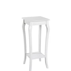 Landhaus Blumentisch in Weiß lackiert - Emdan