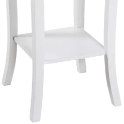 Landhaus Blumentisch in Weiß lackiert - Emdan