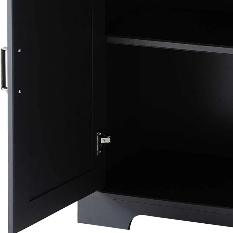 Landhaus Büro Aktenschrank in Grau & Eiche NB - Joe