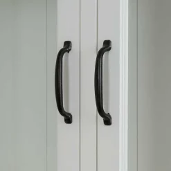 Landhaus Buffetschrank in Weiß & Graubraun - Bleaks