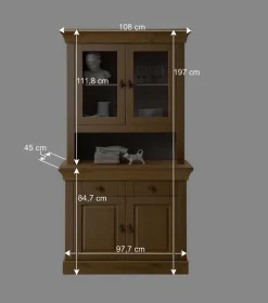 Landhaus Buffetschrank Piatra aus Kiefer