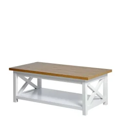 Landhaus Couchtisch mit Ablagboden - Ristina