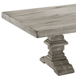 Landhaus Design Couchtisch in Eiche Grau - Luisanes