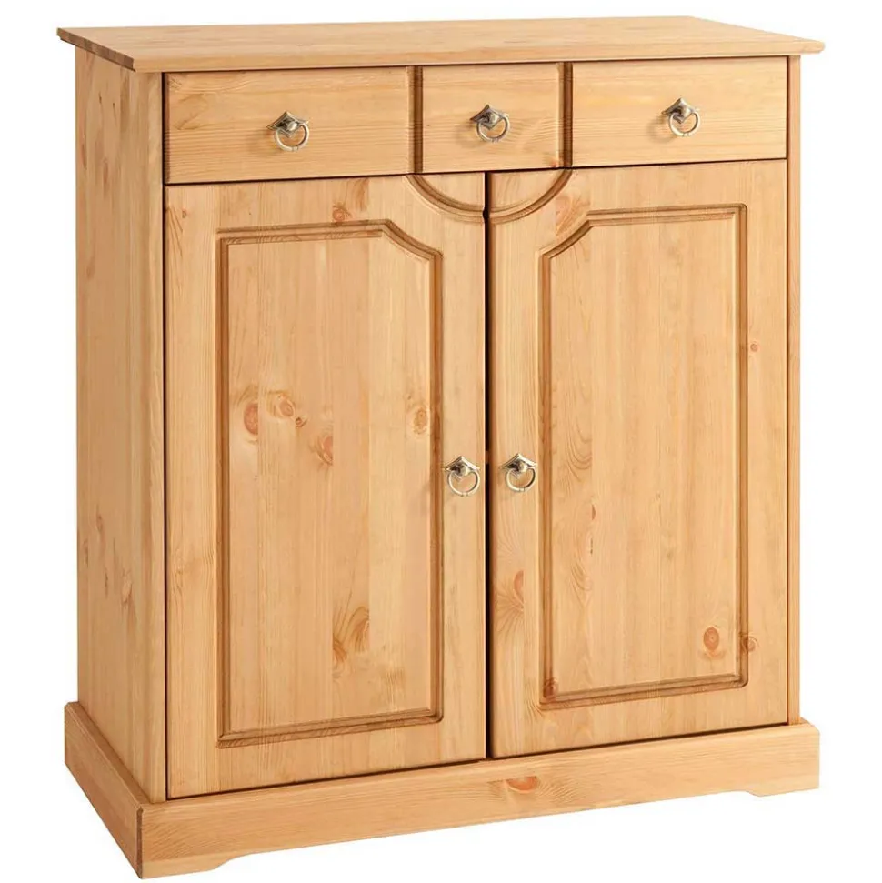 Landhaus Dieleneinrichtung Möbel Set - Edranov (dreiteilig)