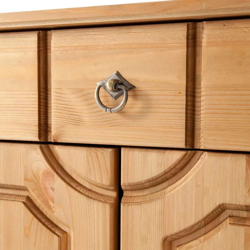 Landhaus Dieleneinrichtung Möbel Set - Edranov (dreiteilig)