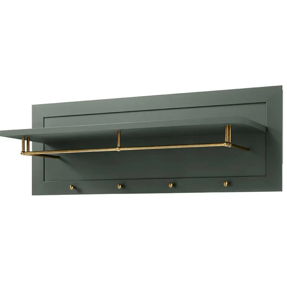 Landhaus Dielenmöbel in Dunkelgrün - Niestov (fünfteilig)