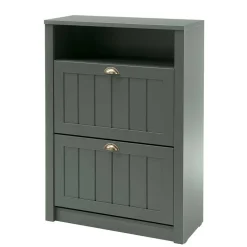 Landhaus Dielenmöbel in Dunkelgrün - Niestov (fünfteilig)