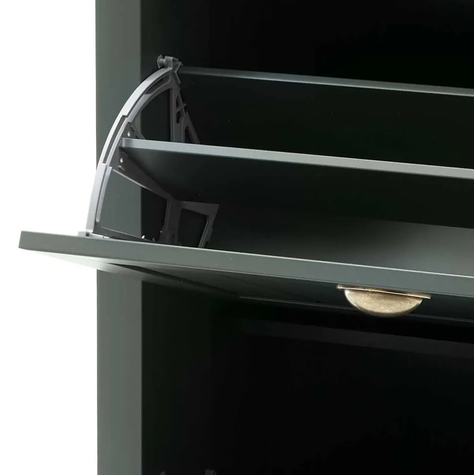 Landhaus Dielenmöbel in Dunkelgrün - Niestov (fünfteilig)