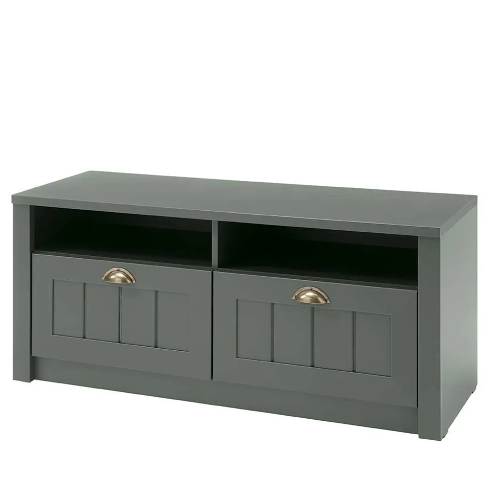 Landhaus Dielenmöbel in Dunkelgrün - Niestov (fünfteilig)