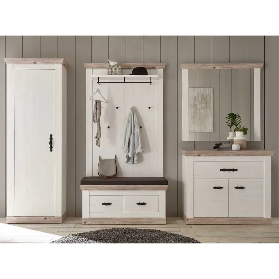 Landhaus Dielenmöbel Kombination - Nedita I (fünfteilig)