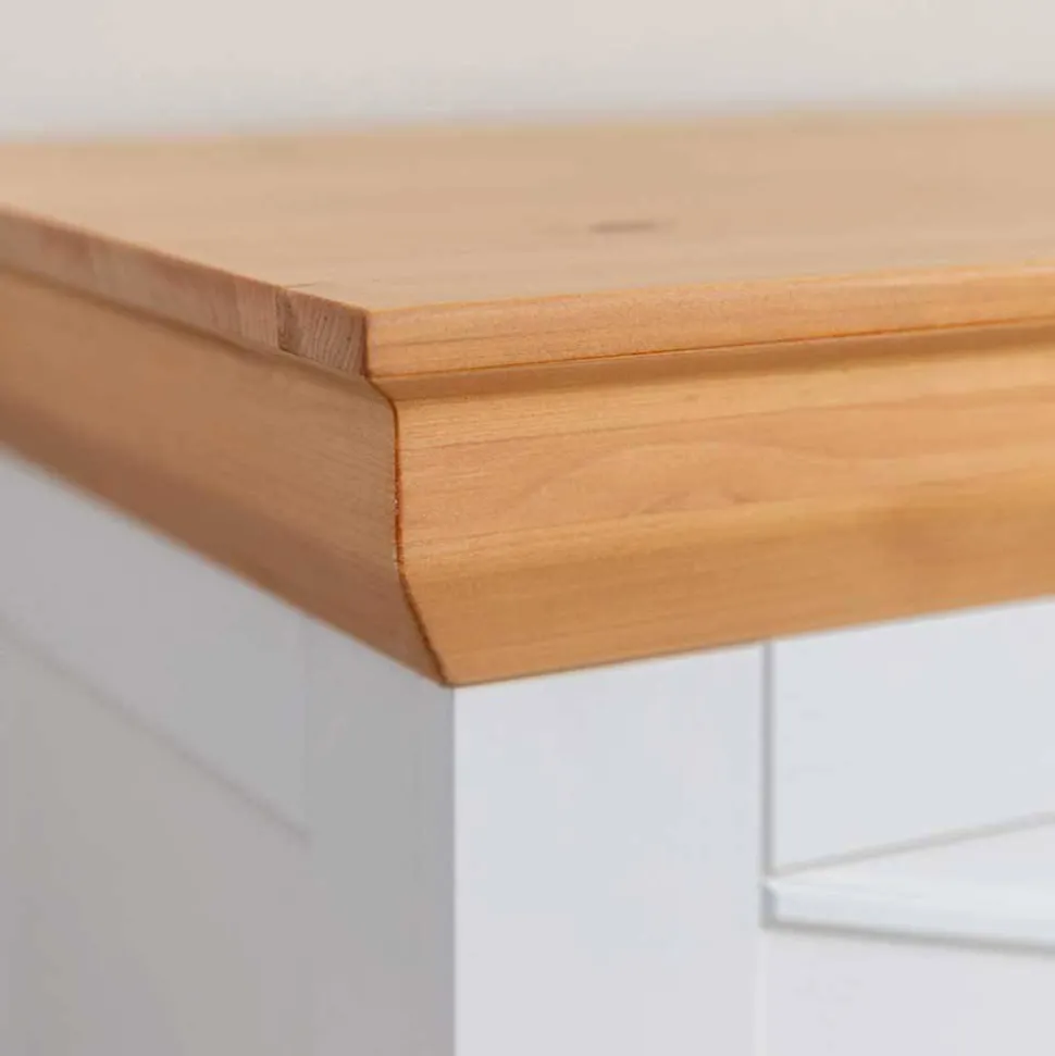 Landhaus Dielenmöbel Set aus Kiefer - Saluts (vierteilig)