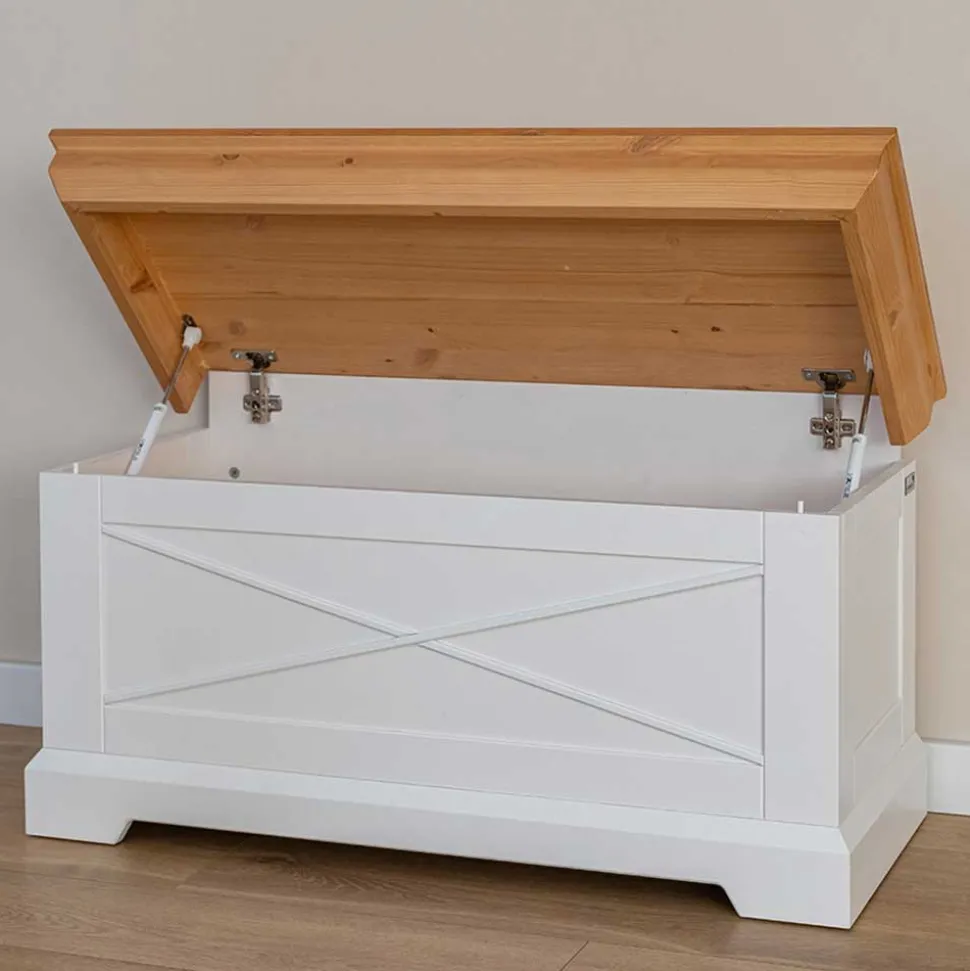 Landhaus Dielenmöbel Set aus Kiefer - Saluts (vierteilig)