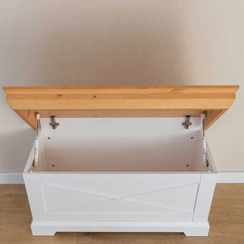 Landhaus Dielenmöbel Set aus Kiefer - Saluts (vierteilig)