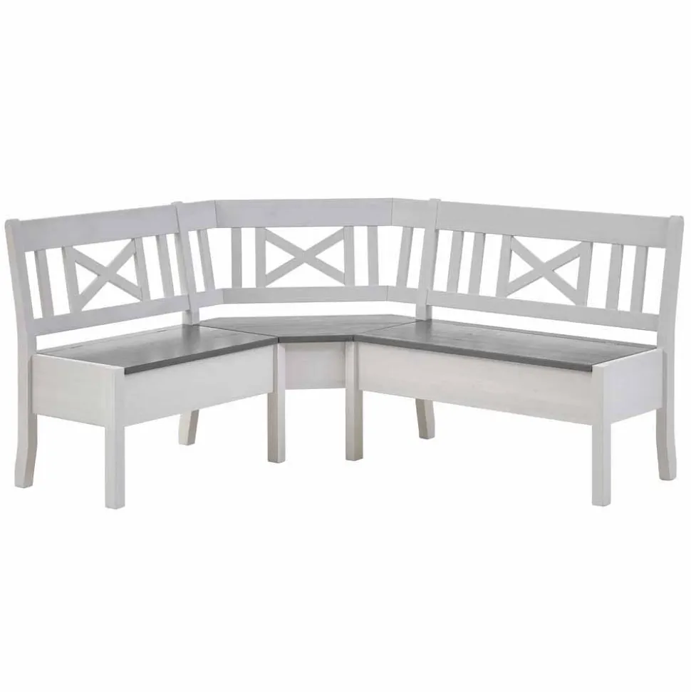 Landhaus Eckbank Yoan mit Stauraum