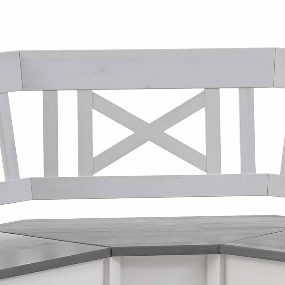 Landhaus Eckbank Yoan mit Stauraum