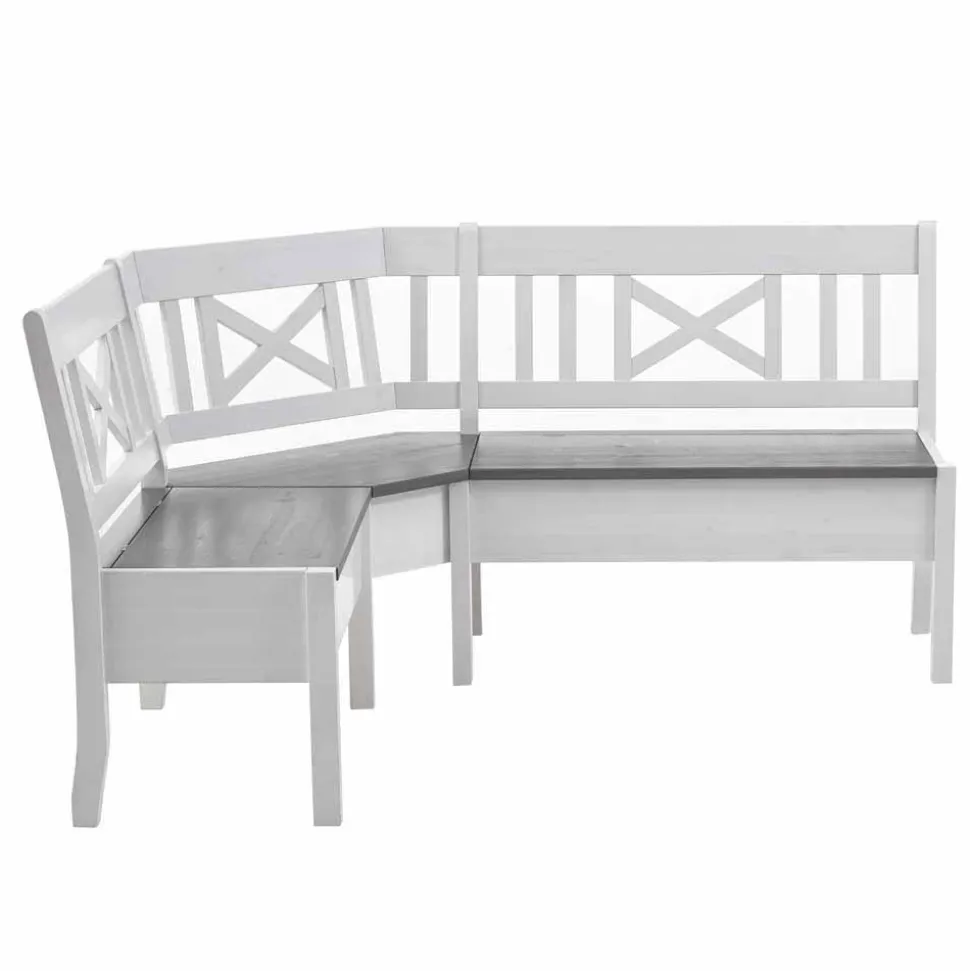 Landhaus Eckbank Yoan mit Stauraum