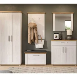 Landhaus Flur Möbelset komplett - Tocella (fünfteilig)