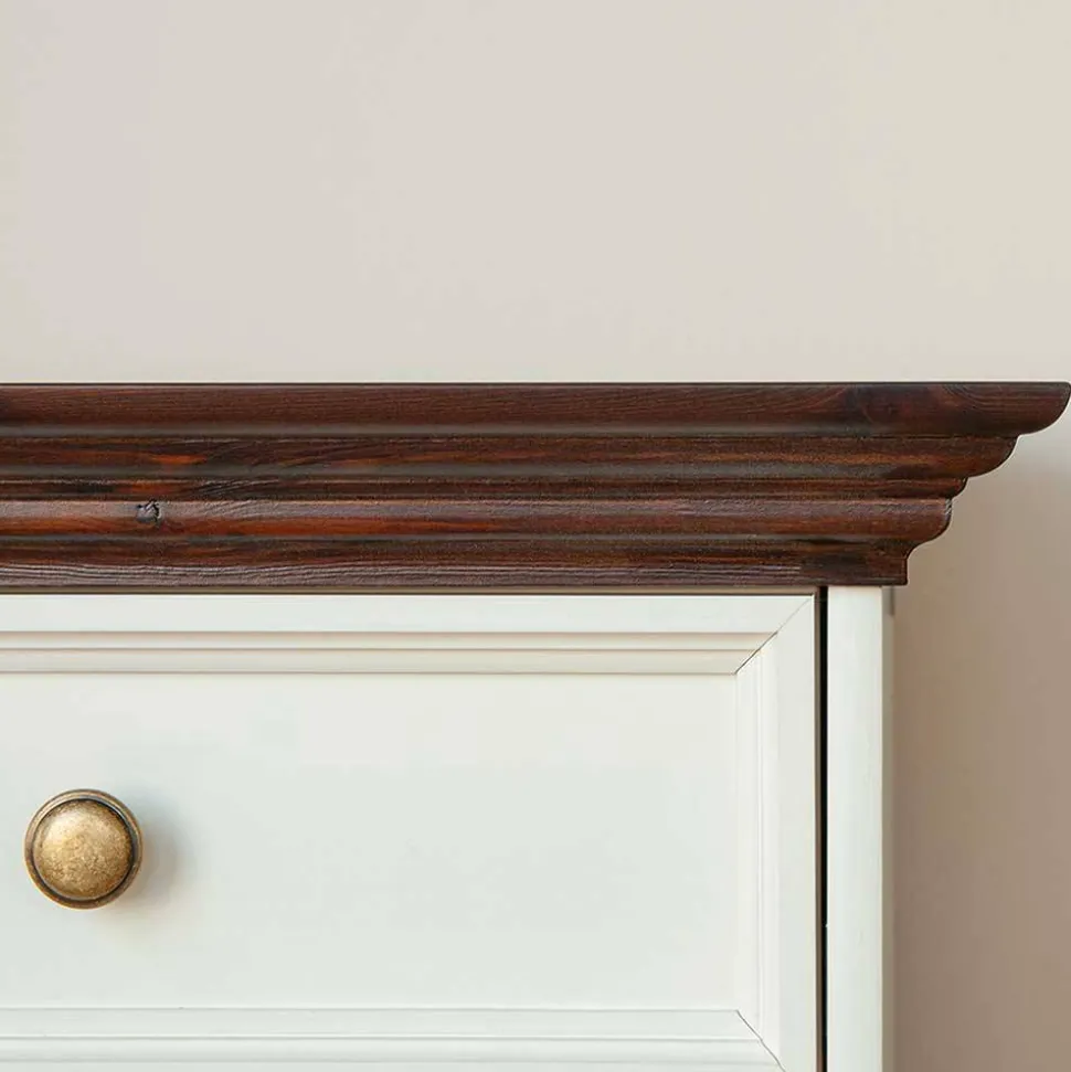 Landhaus Frisiertisch mit einer Schublade - Manipur