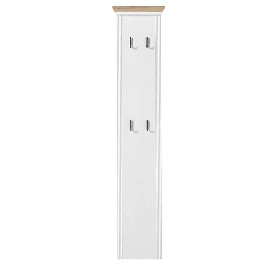 Landhaus Garderoben Set mit 2 Paneelen - Nurelcas I (vierteilig)