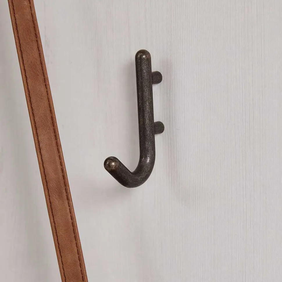 Landhaus Garderoben Set mit 2 Paneelen - Nurelcas I (vierteilig)