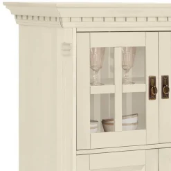 Landhaus Highboard & Regale in Creme - Rospus (dreiteilig)
