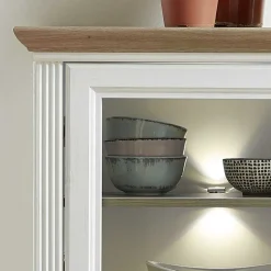 Landhaus Highboard beleuchtet - Sinolita