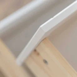 Landhaus Highboard in Weiß & Kiefer Natur - Saluts