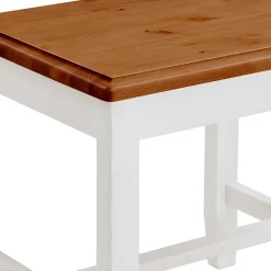 Landhaus Hocker in Weiß und Bernstein - Garella