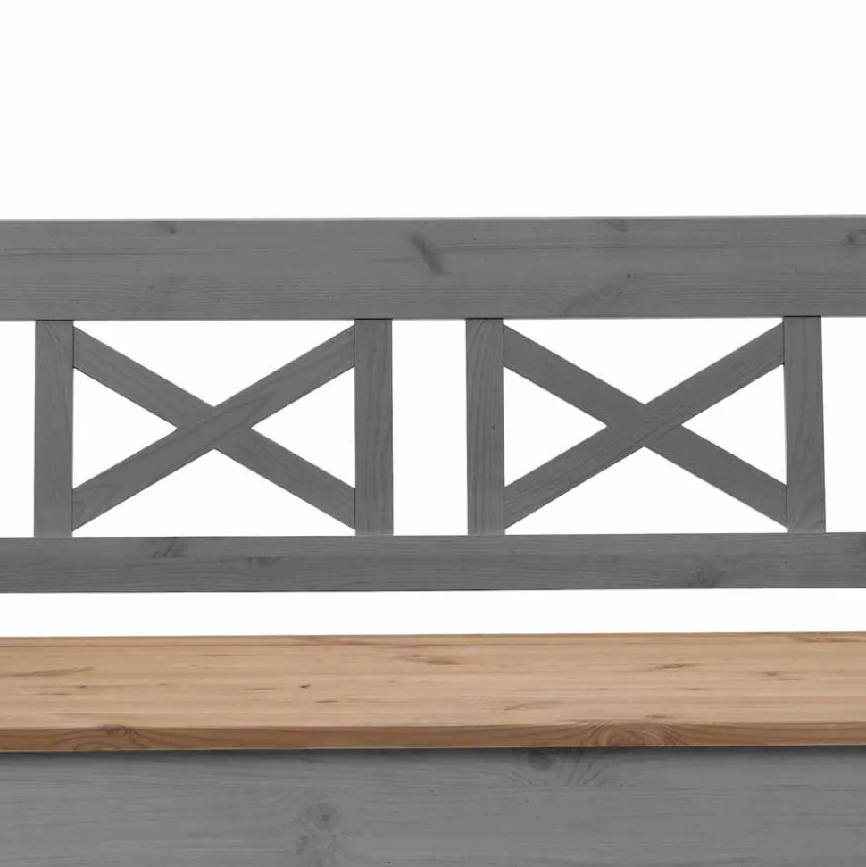 Landhaus Holzbank Jytte drei Sitzplätze