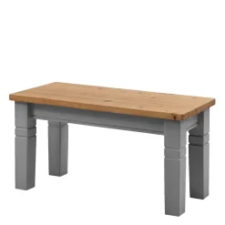 Landhaus Küchenbank in Laugenfarbig & Grau - Malisha