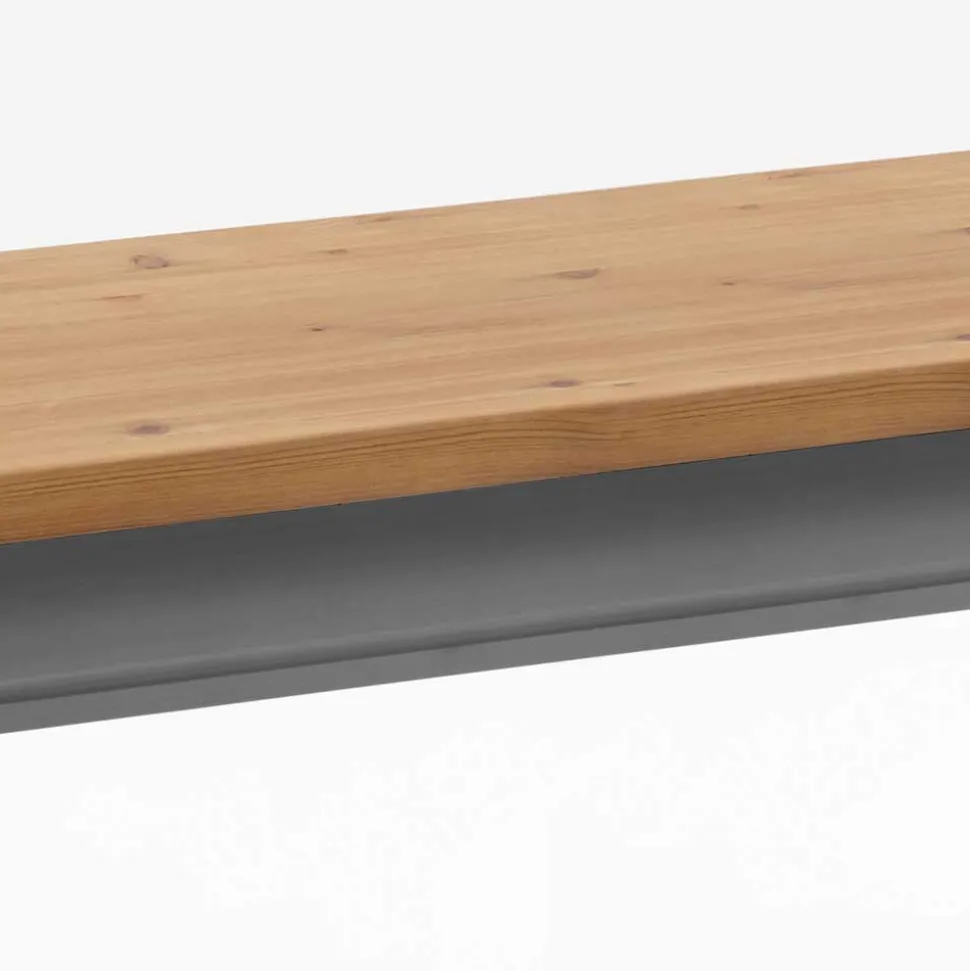 Landhaus Küchenbank in Laugenfarbig & Grau - Malisha